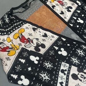 Disney Black and White Knit Sweater